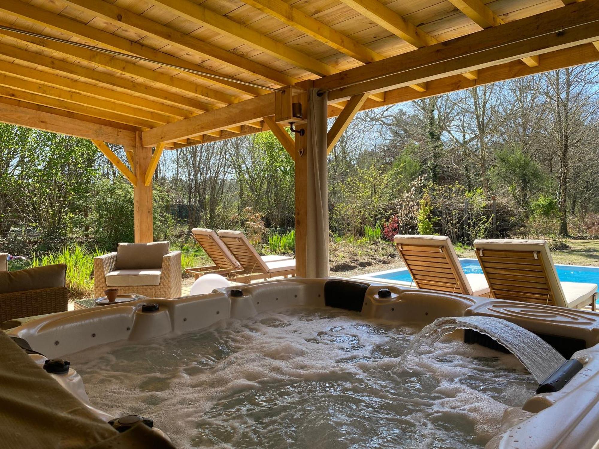 Gites & Spa De Charme " Ploum" Pouydesseaux Экстерьер фото